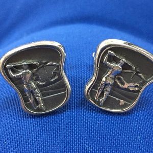 Golfer Novelty Cuff Links - 2